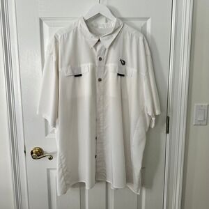 Mojo 'Mr. Big' SS XXL Performance Shirt in White UPF 30